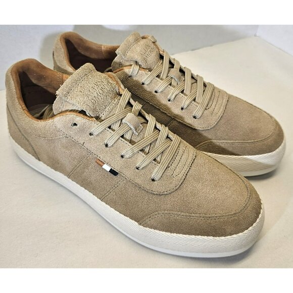 Allen Edmonds Men\'s Bone Beige Suede Holden Beach Comfort Sneaker Size 7D main image 9